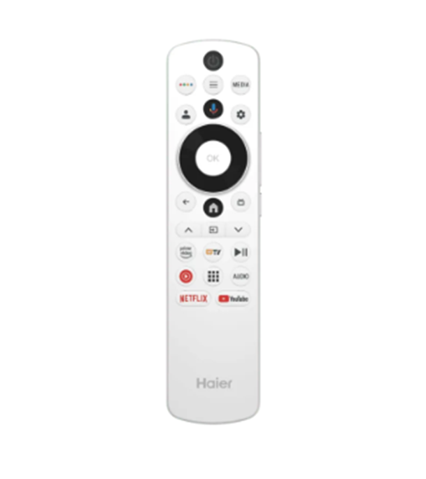 Haier QLED Smart Google TV Remote with Hands free voice control