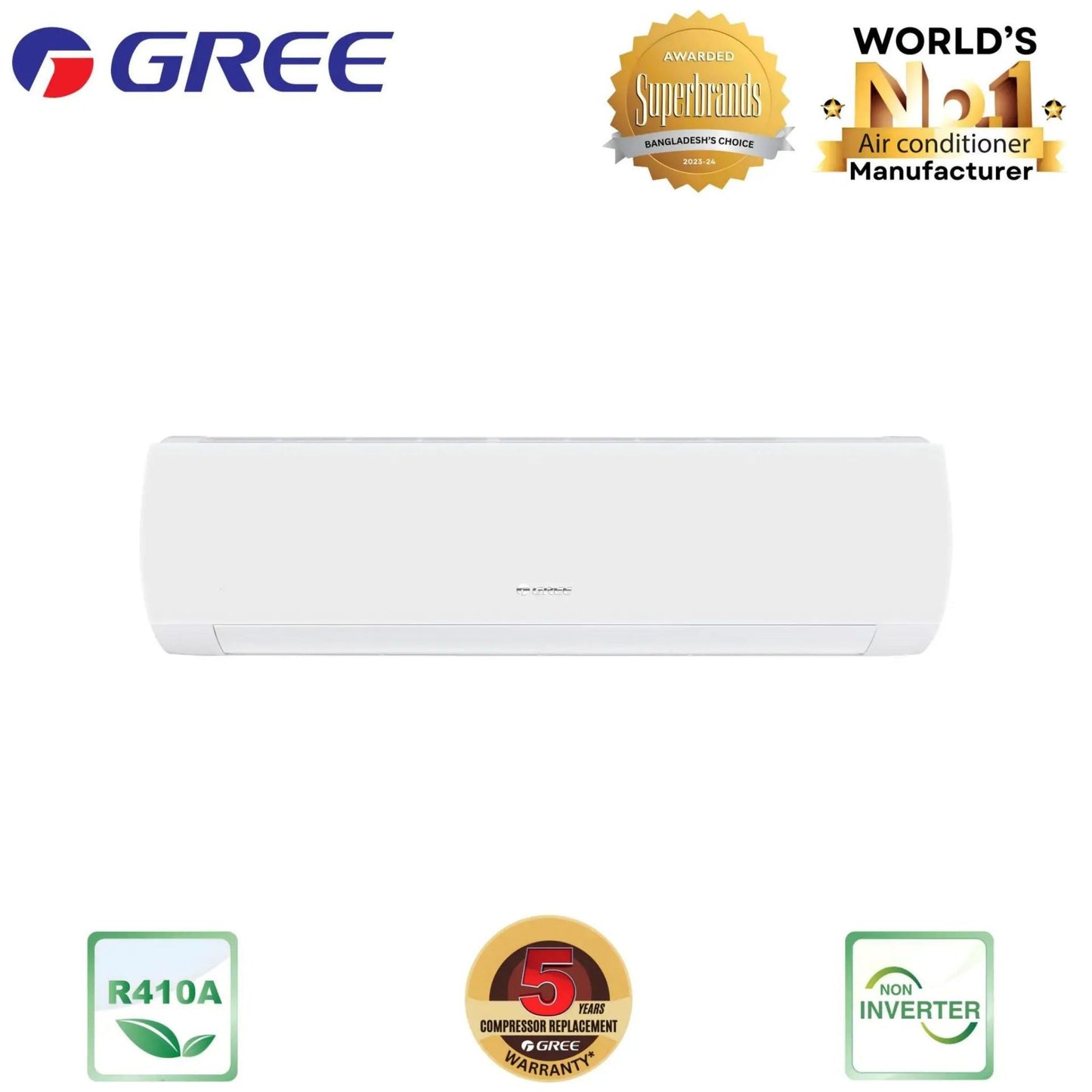 Non Inverter Gree Split Type Air Conditioner GS-24XMU32-Muse-Split (2.0 TON)