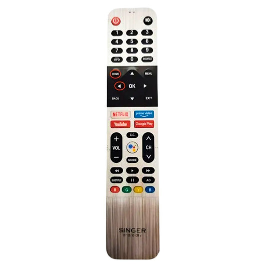 Singer Led Tv Android Voice Remote Control