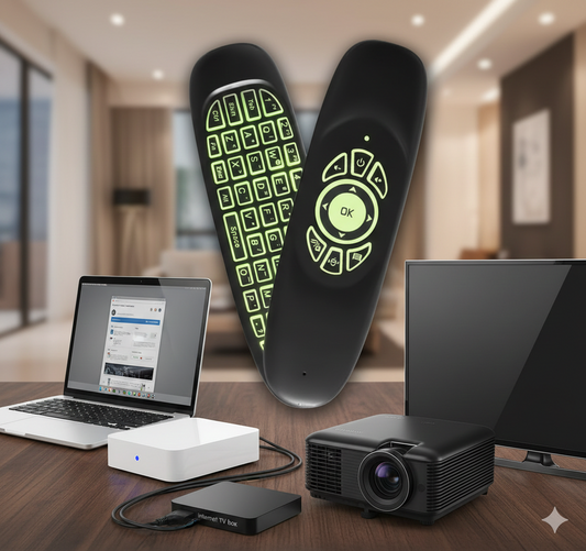 Voice With Backlight Air Mouse – Smart Voice Control Remote