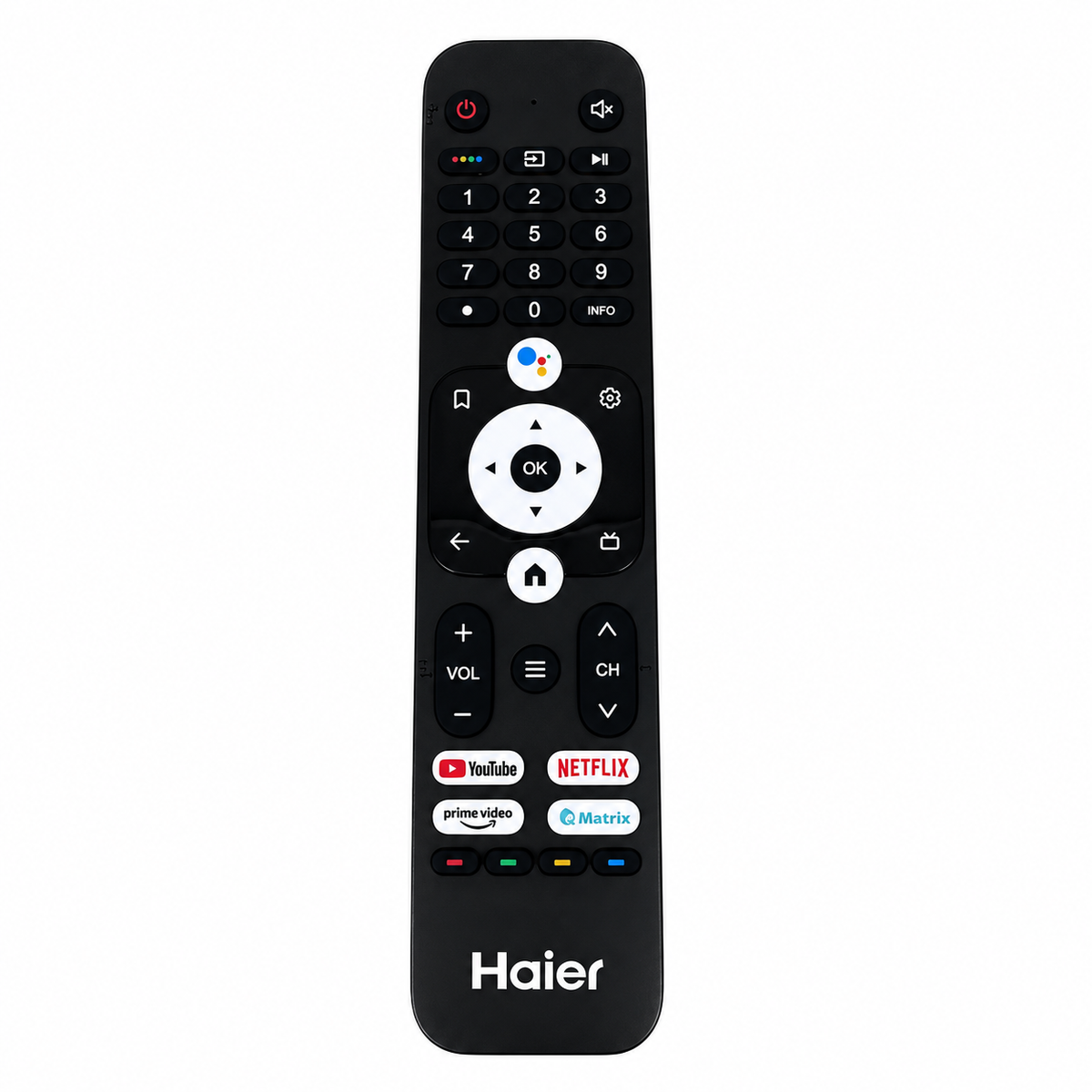 Haier Smart Android Google TV Remote