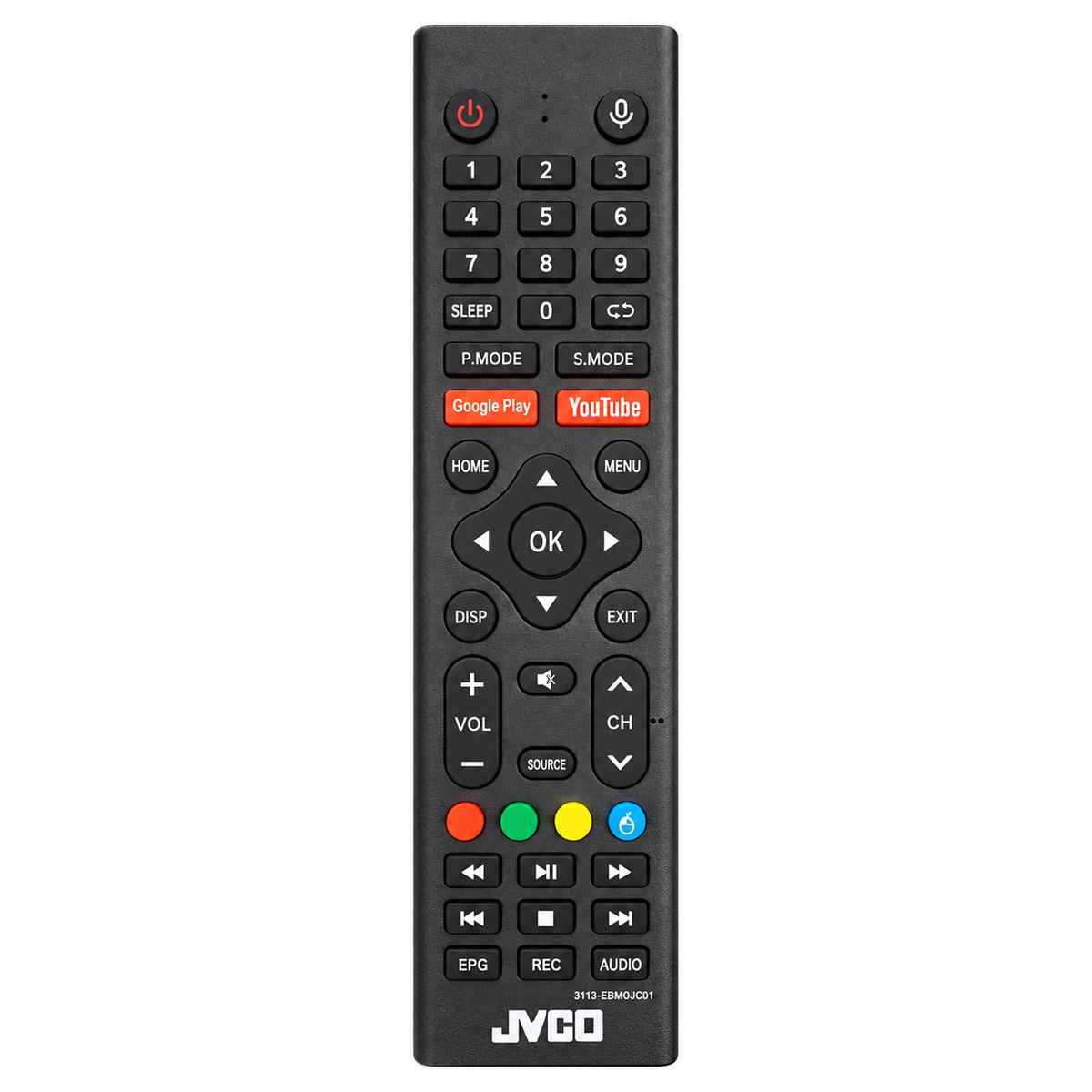 Jvco 3113 Old Tv non-Voice Control Remote