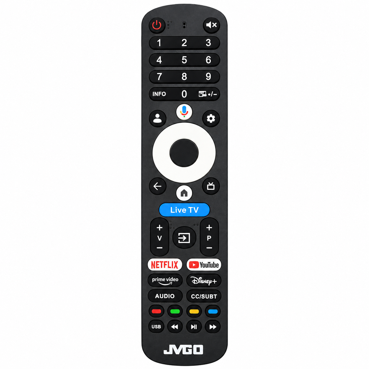 Jvco Google QLed Tv Voice Control Remote